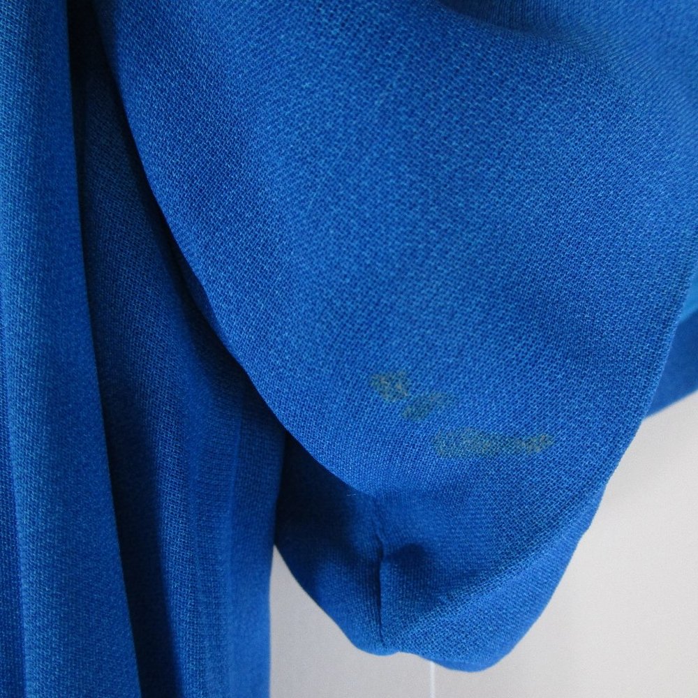 SOLDVintage Maggy London Blue Tropical Floral Dress 4 - Picture 13 of 13